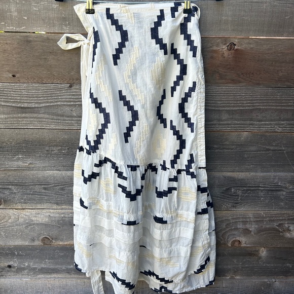 Greek Archaic Skirts Greek Archaic Kori Patterned Wrap Skirt S